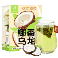 忆江南养生茶椰片花果茶下午茶泡水喝冷泡三角袋茶包椰香乌龙茶45g
