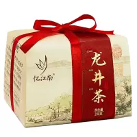 忆江南绿茶富春山居绿茶钱塘龙井浓香龙井纸包配礼袋一级200g