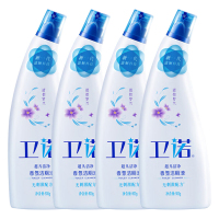 蓝月亮洁厕液卫诺清怡罗兰香氛除菌洁厕灵马桶清洁剂洁厕液500g*4瓶