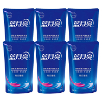 蓝月亮洗衣液薰衣草香亮白增艳机洗洗衣液补充装1kg*6袋