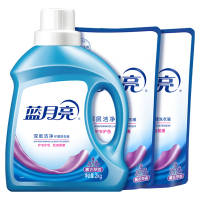蓝月亮洗衣液洁净洗衣组合深层洁净薰衣草香洗衣液2kg*1瓶+1kg*2袋