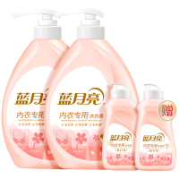 蓝月亮内衣洗衣液柔润樱花内衣专用洗衣液500g*2瓶+旅行装80g*2瓶