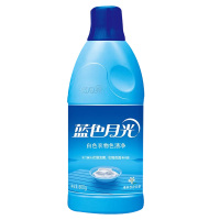 蓝月亮洗衣液白衣去渍去黄增白蓝色月光白色衣物色渍净600g*1瓶
