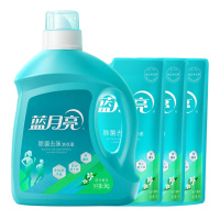 蓝月亮洗衣液套装除菌去味活力橙花洗衣液3kg*1瓶+1kg*3袋
