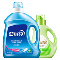 蓝月亮洗衣液衣物柔顺除菌组合自然亮白3kg*1瓶+浓缩除菌柔顺剂1kg*1瓶
