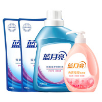 蓝月亮洗衣液组合薰衣草洁净洗衣液1kg*1瓶+1kg*2袋+柔润樱花内衣专用洗衣液500g*1瓶(包装随机)