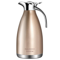 美厨不锈钢家用真空欧式水壶2.0L富贵金MCH-055