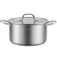 美厨德尚系列304不锈钢复底24cm单层汤锅电磁炉通用MCT8244