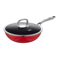 德铂锅30cm喜马拉雅陶钢一体炒锅0涂层炒锅DEP-924
