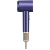 美的电吹风等离子护发智能数显屏大风速吹风机宝石蓝FG505