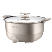 苏泊尔电火锅5L不沾锅大功率多功能煮涮两吃电火锅H2828FK38
