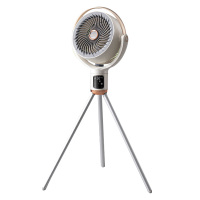 摩飞空气循环扇3D送风负离子直流变频遥控电风扇椰奶白MR3801