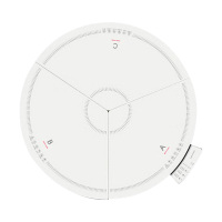 摩飞暖菜板多功能饭菜加热板三折叠圆形饭菜保温板MR8306