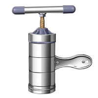 美厨面条机不锈钢手动压面机螺旋手柄拆卸方便易清洗MCPJ8916