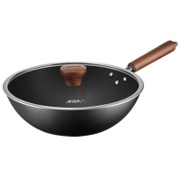 苏泊尔炒锅有钛不粘无涂层铸铁炒菜锅家用燃气电磁炉通用EC30AYT01