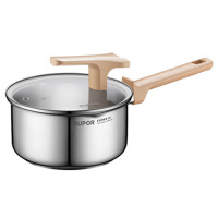 苏泊尔奶锅16cm小汤锅304不锈钢辅食锅燃气电磁炉通用ET16JAS01