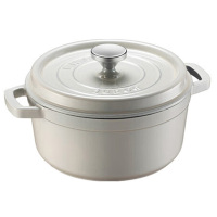 苏泊尔珐琅锅22cm铸铁炖锅汤锅加厚锅具电磁炉燃气灶通用ET22MF01-W