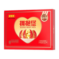 好想你拥抱您枣夹坚果果仁灰枣夹核桃腰果爱心零食礼盒360g