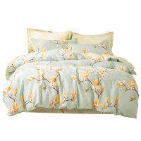 多喜爱床上四件套203*229cm四件套全棉纱布套件雪玉知春