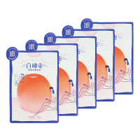 三只松鼠果干白桃味无核香脆冬枣果干休闲小零食40g*5袋