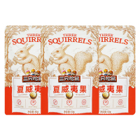 三只松鼠夏威夷果奶油味零食每日坚果送开口器干果休闲小吃50g*3袋