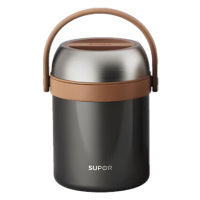 苏泊尔保温桶2L便携多层大容量便当盒星辰黑KFV20AD10