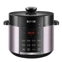 苏泊尔电压力锅5L高压电饭锅煮饭多功能智能预约开盖收汁大功率SY-50YC4186