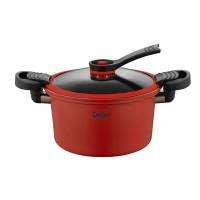 德铂汤锅22cm微压不粘炖汤锅低压力煲汤锅苏非考斯一代DEP-799