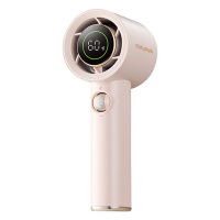 摩飞手持电风扇便携涡轮长续航小风扇落樱粉MR36000