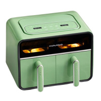 摩飞空气炸锅8L家用大容量空气炸烤箱薄荷绿MR8100