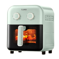 苏泊尔空气炸锅5L可视窗口可拆洗免翻面远红外蒸汽嫩炸KJ50D63