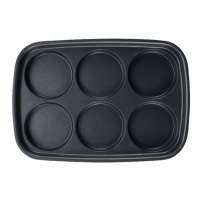 摩飞烤盘不沾六圆盘轻油少烟多功能锅配件MR1018