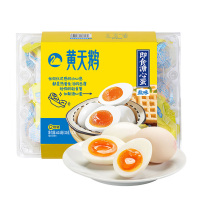黄天鹅鸡蛋即食溏心蛋盐味轻食七分熟鸡蛋12枚装