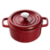苏泊尔珐琅锅2.8L酒红铸铁锅炖锅汤锅ET22MF01-R