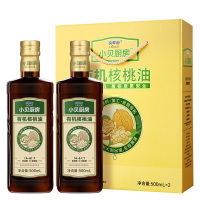 贝蒂斯核桃油小贝厨房有机食用油礼盒装500ml*2