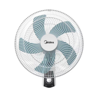 美的电风扇壁扇16寸壁挂轻声宿舍摇头挂墙风扇摇头牛角扇FWA40UA