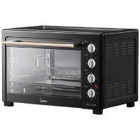 美的电烤箱40L大容量独立控温机械操控四层烤位多功能烘焙MG38CB-AA