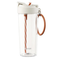 苏泊尔水杯吸管杯运动塑料杯高颜值KC65JT10(颜色随机)