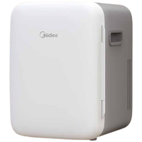 美的冰箱10L迷你小冰箱母乳美妆冰箱小型车家两用便携式DC-10M(A)