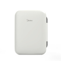 美的冰箱10L迷你小冰箱母乳美妆冰箱小型车家两用便携式DC-10M