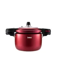 德铂高压锅20cm不锈钢不粘防爆压力锅红色DEP-828