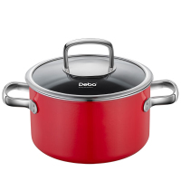 德铂汤锅22cm喜马拉雅陶钢一体汤锅0涂层DEP-927