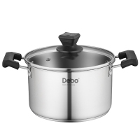 德铂汤锅20cm菲比汤锅304不锈钢复底煲汤锅DEP-692