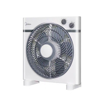 美的电风扇家用静音鸿运扇小型台式转页扇KYT25-15AW