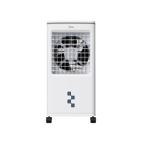 美的冷风扇家用立式单冷空调扇可移动定时遥控制AAG12XF