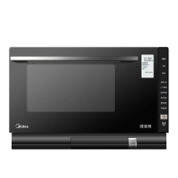 美的微波炉家用小型 360°转盘加热旋钮操控易洁内胆X5-L253E
