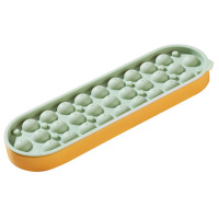 美厨冰块模具29格软底制冰格健康材质防尘隔味黄绿色MCPJ1373