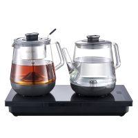 欧美特全自动底部上水电热水壶恒温泡茶嵌入式抽水茶具套装OMT-JS1916