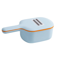 美厨擦丝器多功能安全护手可沥水土豆丝神器浅蓝色MCPJ9501