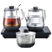 欧美特全自动底部上水电热水壶恒温泡茶专用嵌入式茶具套装三合一OMT-JS1909